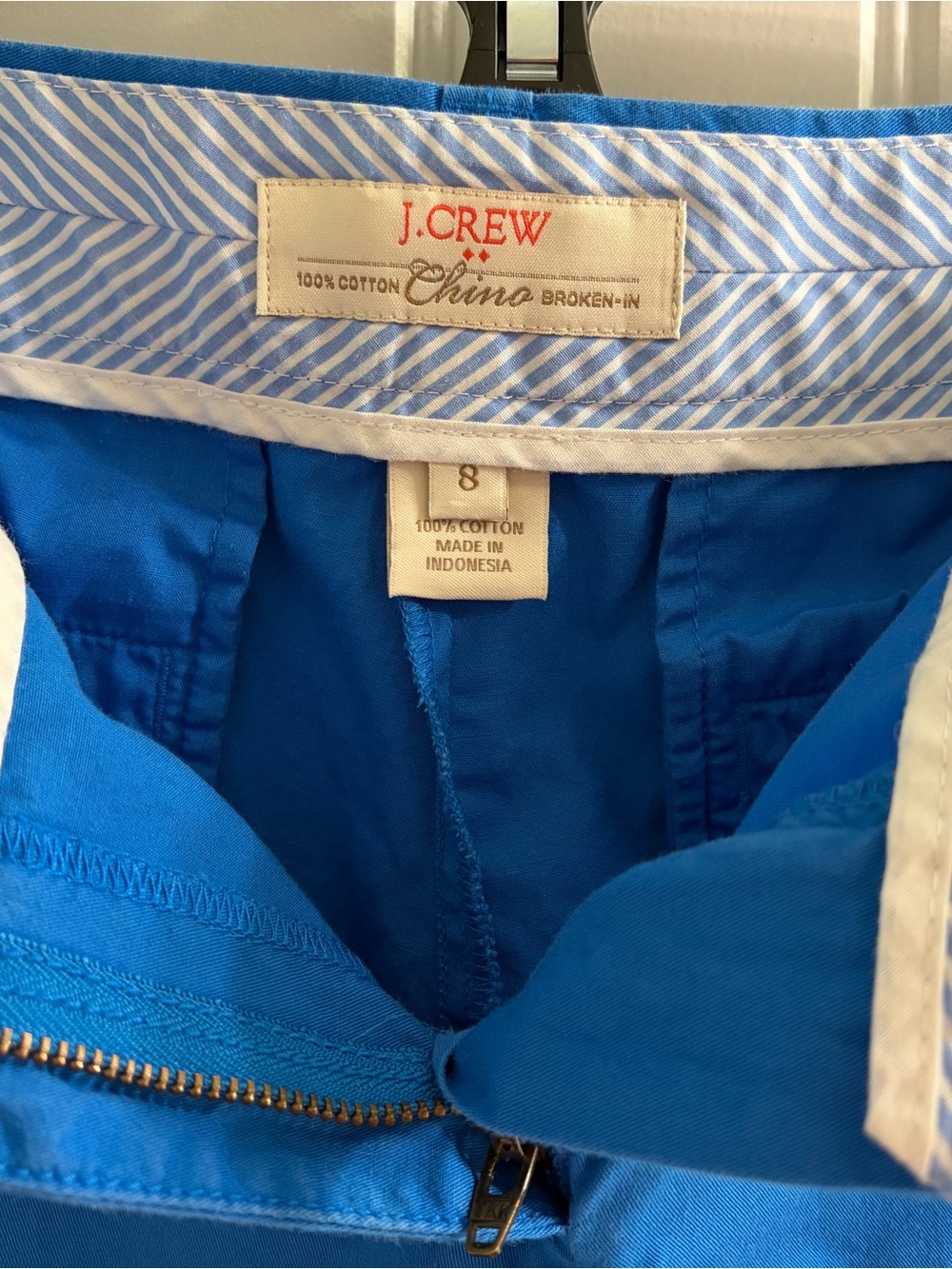 J. Crew Cobalt Blue Bermuda Shorts - Picture 2 of 3
